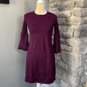 Vince Camuto plum sweater dress